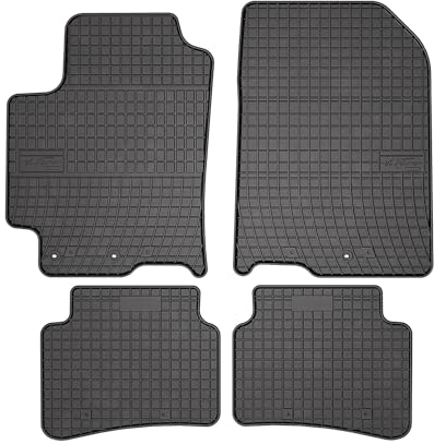 OMAC Gummi Fußmatten kompatibel mit Kia Stonic 2017-2025 Automatten Gummi TPE Schwarz 4tlg