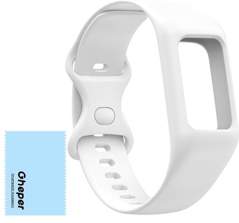 Gheper Weich Uhrenarmband Kompatibel mit Fitbit Charge 6, Charge 5, Charge 4, Charge 3/3SE Silikon Armband Allround Schutzband Ersatzband