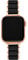 Anne Klein Fashion Chain Bracelet for Apple Watch, Secure, Adjustable, Apple Watch Replacement Band, Fits Most Wrists Black/Rose Gold 38/40/41mm