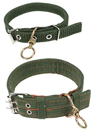 Cabilock 2 Stücke Schaf Halsband Kuh Halsband Kuh Pferd Nylon Vieh Ziege Halsband Glocke Halsketten Ziege Liefert Vieh Fütterung Verstellbare