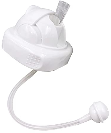 mayDONG - Borraccia da viaggio con coperchio con cannuccia per biberon, coperchio a prova di perdite, quadrato, per bottiglie Hegen