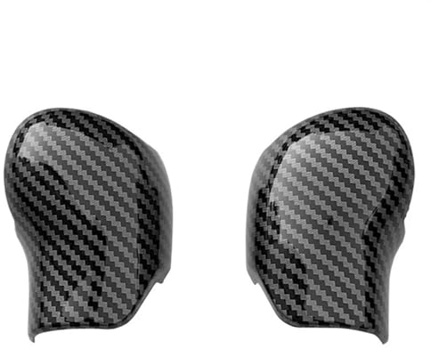 GuyAna schaltsack Schaltknauf Kompatibel Mit Skoda Für Octavia A7 Für Superb Für Fabia, Auto-Carbon-Faser-Innenraum-Schaltknauf-Abdeckung, Ziergriff-Hülsen-Tasten-Aufkleber