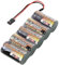 Reely Modellbau-Akkupack (NiMh) 6 V 3700 mAh Zellen-Zahl: 5 Sub-C Side-by-Side JR