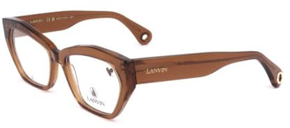 Lanvin LNV2638 208 Caramel Eyewear Woman Acetato, Modified Rectangle, 54