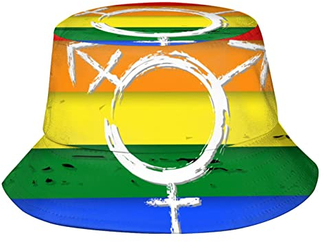 Regenbogen-Flagge, Gay Pride, Fischerhut, Reise, Strand, Sonnenschutz, Fischerhut für Damen und Herren