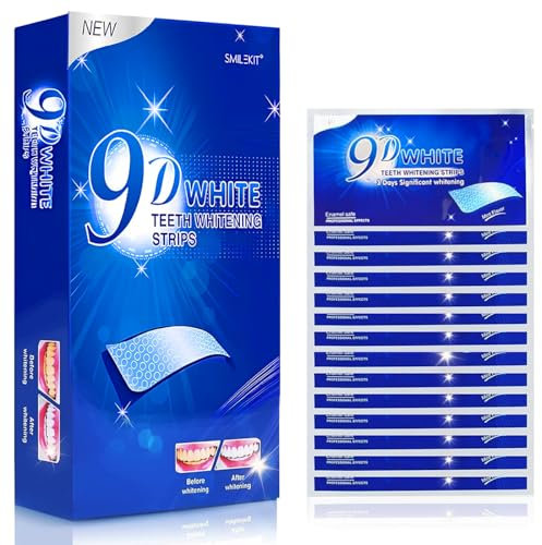 SSKHE - Lote de 28 unidades para blanquear dental, 9D para blanquear los dientes, fórmula no sensible blanqueamiento dental, elimina las manchas profundas
