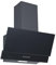 PKM KH9039H - Cappa aspirante in vetro, 60 cm, colore: Nero