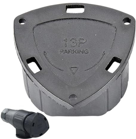 Anhängersteckerabdeckung, Anhängersteckerabdeckung | 13-polige Anhängersteckerabdeckung Anhängersteckerhalter,Anhänger-Steckerschutz, Anhänger-Kabelbaum-Steckerschutz für Adapter, Feuchtigkeit, RV-Ste