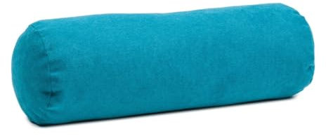 liebling Marco Kissenrolle mit Reißverschluss, Nackenrolle, 100% Polyester, PES-Füllung, 60 x 20 cm, Farbe: Petrol