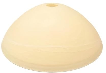 ORION LIGHTSTYLE Lampenschirm Lampenglas Leuchtenglas Ersatzglas Alabaster Beige Ø 360mm 36cm Alabasterglas für Fassung E27 Loch 42mm Glas champagne matt
