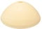 ORION LIGHTSTYLE Abat-jour en verre albâtre beige Ø 360 mm 36 cm Verre albâtre pour douille E27 Trou 42 mm Verre champagne mat
