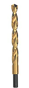 DEWALT DW1304 1/16-Inch Titanium Nitride Split Point Twist Drill Bit, Gold