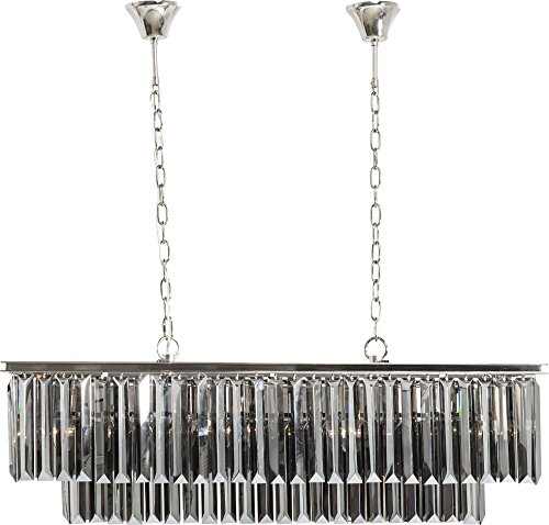 Kare Design Leuchten, dunkelsilber, 36x100x39.5cm