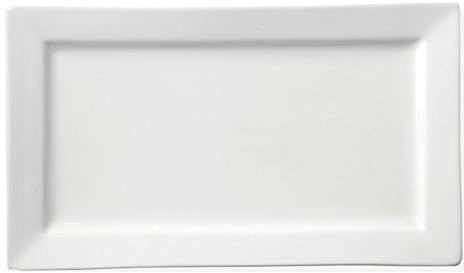 Utopia Titan Rectangular Platter 9.5 x 6.75 (24 x 17cm), K10027, Pack of 6