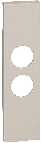 Frontal para bases TV de 1 moduloBticino KM09 Living Now1 modulo Sand