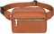 DAITET Modische Bauchtasche für Damen und Herren, Crossbody-Hüfttasche mit verstellbarem Riemen für Outdoor, Workout, Reisen, Freizeit, Laufen, Wandern, Radfahren (quadratisch, braun)