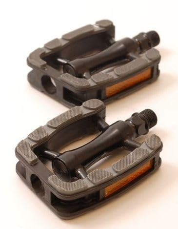 Union Touringpedal SP823 Aluminium/Kunststoff Gummi-Fußauflage schwarz