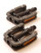 Union Touringpedal SP823 Aluminium/Kunststoff Gummi-Fußauflage schwarz