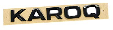 Skoda 57A853687D041 Schriftzug Karoq Emblem Buchstaben Blackline Logo, schwarz