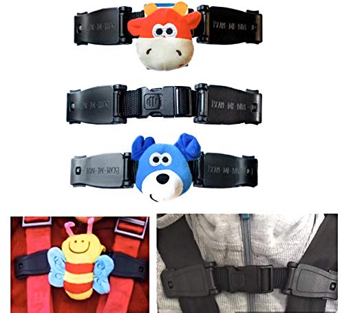 Twin Pack Anti-Escape Chest Clip No Thread Required