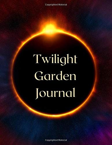 Twilight Garden Journal: Notebook for drawing, writing, sketching, or doodling, 120 pages, 8,5 x 11 inches