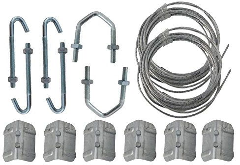 PRO SIGNAL Aerial Chimney Fixing Repair Kit with V Bolts for 1.5in Masts
