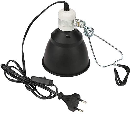 POFET E27 Reptilien-Schildkröten-Wärme-UVA/UVB-Lampe, Lampenfassung, 300 W, Reptilienheizung, Leuchtturm für Hühner-Brutung