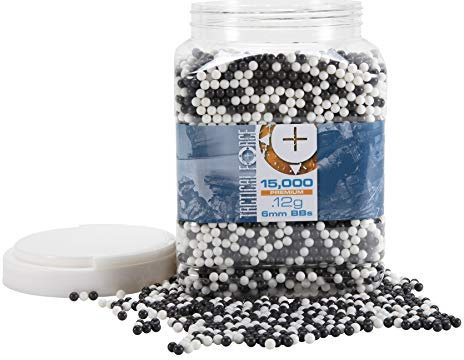 Elite Force Tactical Force Premium 6mm Airsoft BBs Ammo, 15,000 Count .12 Gram