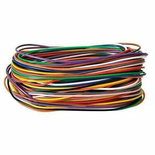 11 x 2m Equipment Hook Up Wire Pack 7/0.2mm or 1/0.6mm Stranded Copper Conductor 11 Colours - For Arduino, BBC Micro:bit, Robots, Model Railways, PICAXE (Multicore)