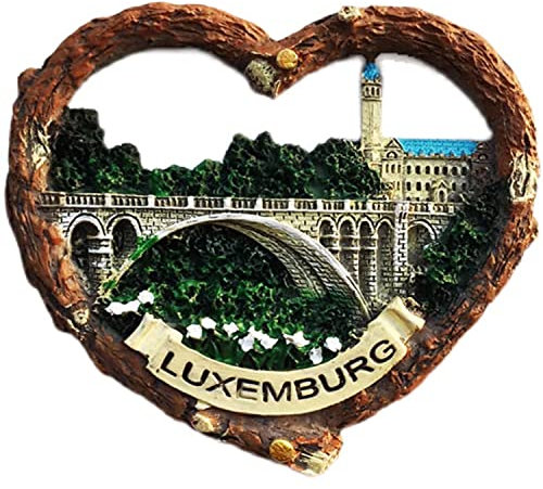 Weekino Adolphe Bridge Luxembourg Magnet Travel Souvenir 3D Resin Collection Gift Fridge Refrigerator Magnet