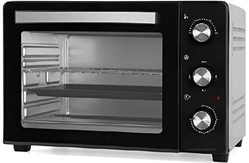 Suinga Forno a Convenzione: 25 litri; Potenza: 1.500 W; Selettore di temperatura da 100 a 230°C; timer fino a 60 minuti