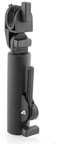 KASCLINO Porte-parapluie réglable en plastique noir pour poussette fauteuil roulant vélo chaise de pêche chaise de plage