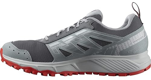 Salomon Wander Herren Trail Running Schuhe, Outdoor-bereit, Komfort durch Dämpfung, Sicherer Fußhalt, Quiet Shade, 44 2/3