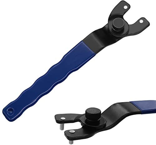 Seamaka Grinder Wrench Universal Adjustable Grinder Spanner ​Wrench,Lock-nut Grinder WrenchSuitable for 4 ,5, 6 ,7 and 9 Angle Grinders O-K-023-B