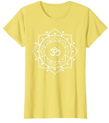 OM Gelbes Yoga T-Shirt