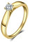 JewelryPalace Zirkonia Verlobungsring Eheringe Promise Ring Silber 925 Damen, Solitär Silberringe Trauringe Damenring Hochzeitsringe Antragsring Entouragering Ringe, Damen Schmuck Vergoldet 48