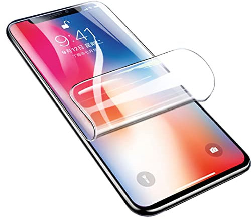 YiiLoxo Protector de Pantalla para iPhone 11 Pro/iPhone XS/X, 2 Piezas Película de Hidrogel Flexible [Alta Sensibilidad][HD Transparente]