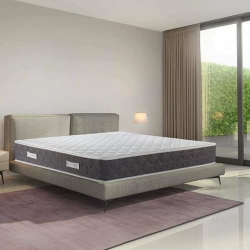 Talamo Italia - Auriga-Doppelmatratze, Memory Foam-Matratze, ergonomische Matratze, Taschenfederkernmatratze, 100% Made in Italy, 120 x 200 x 28 cm