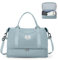 Reisetasche Damen 40x20x25 Ryanair Handgepäck Tasche Sporttasche Weekender Bag Schwimmtasche Wasserdicht Travel Bag Duffle Bag Fitnesstasche Trainingstasche Krankenhaustasche mit Schuhfach,F6-Hellblau