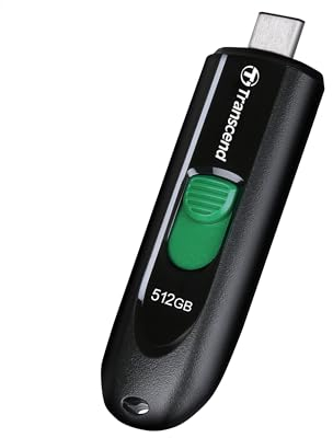 Transcend Lecteur JetFlash 790C Type-C 512GB USB 3.2 Gen 1 Noir - TS512GJF790C