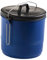 le plus de l'entretien Poubelle étrier bleu couvercle noir 16L - Poubelle à couvercle inséparable - bleu
