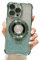 aowner Custodia magnetica per iPhone 13 Pro Max, verde