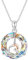 TwoAnts Gymnastik Halskette 925 Sterling Silber Turner Team Halskette mit Kristallanhänger Gymnastik Schmuck Geschenk für Frauen Teenager Mädchen
