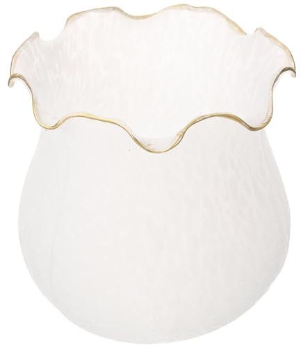 Eleganter -lampenschirm Mit Blumenmotiv Glasschirm Ersatz Für Deckenleuchte