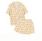 ERGRFHNL Womens 2 Piece Roller Rabbit Pajamas Cute Monkey Pajamas Preppy Kids Set Roller Rabbit Pjs Roller Rabbit Pajamas Dupes (Yellow,160)