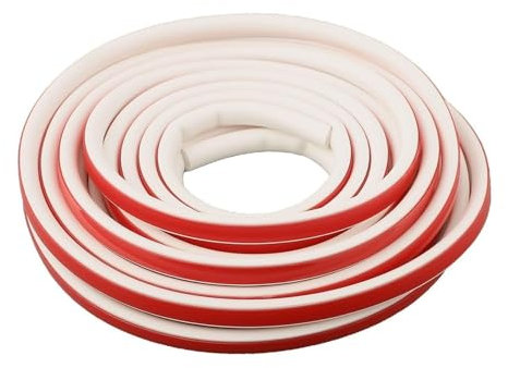 EAXAY Bande d'étanchéité, Ruban d'étanchéité, Joint de Cadre de Porte à réduction de Bruit, Coupe-Froid en Caoutchouc de Silicone for Joints acoustiques de Cadre de Porte