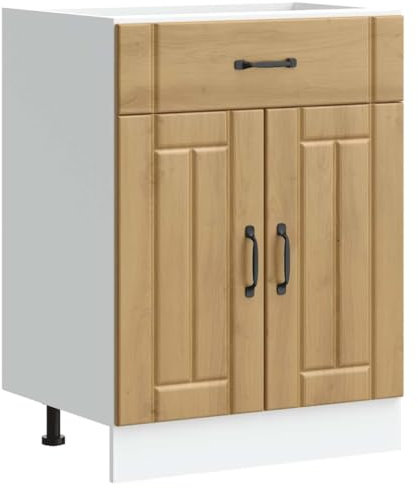 vidaXL Mueble bajo de Cocina Lucca Roble Artesanal
