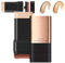 Fendibang Foundation Stick, 2 in 1- Luxury Anti-Wrinkle Foundation Stick, Fendibang Natural Matte Finish Foundation Stick with Brush, 3 in 1 Double Head Foundation Make-Up Stick (White)