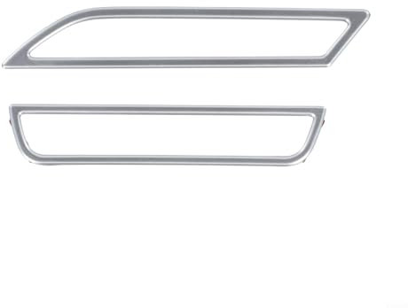 Calcomanías de ventilación de salida de aire acondicionado para Golf 7 MK7 MK7 5 2013 2019, juego de 2 accesorios de coche (plateado)