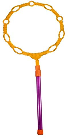 CIYODO Outdoor Seifenblasen-Stick Mit Abnehmbarem Griff Großes Blasring-Spielzeug Für Orange Zufällige Grifffarbe
